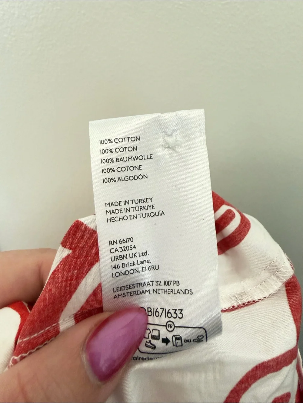 Anthropologie Maeve Bettina Tiered Shirt Midi Dress Red & White